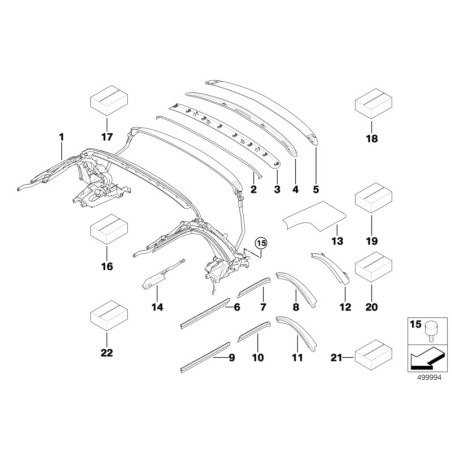 BMW/Kit de fixation - Pièce d'origine BMW54342758517