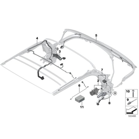 Capteur de position du vilebrequin BMW - Pièce d'origine BMW54342758070