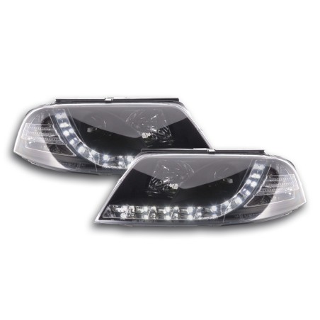 Phare Daylight LED look DRL VW Passat type 3BG 00-05 noir