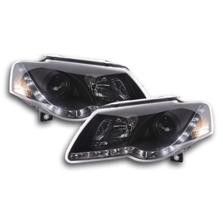 Phare Daylight LED DRL look VW Passat type 3C 05- noir