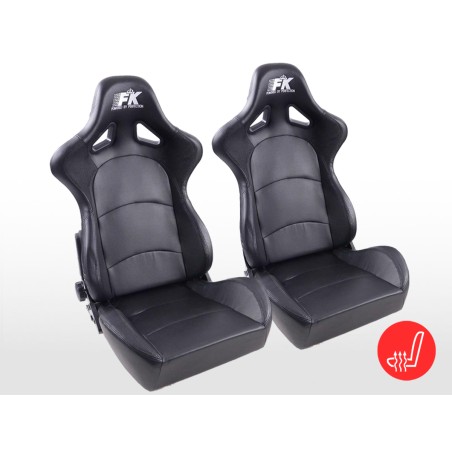 Sièges sport FK Sièges demi-coque automatiques Set Control avec siège chauffant