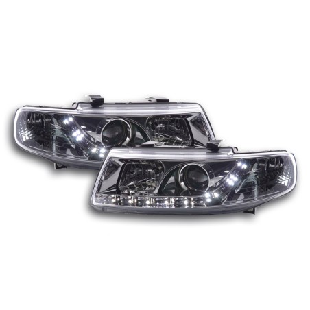 Phare Daylight LED look DRL Seat Leon type 1M 99-05 chrome