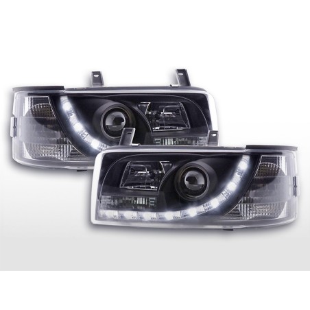 Phares Daylight LED feux de jour VW Bus T4 90-96 noir