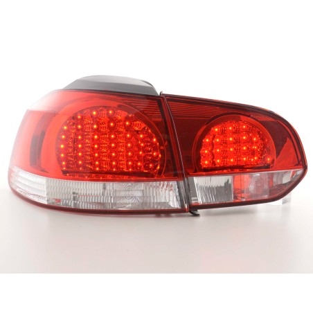 Kit feux arrières LED VW Golf 6 type 1K 08- clair / rouge