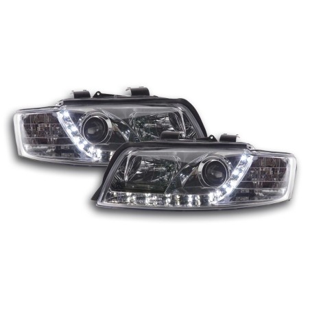 Phare Daylight LED DRL look Audi A4 type 8E 01-04 chrome