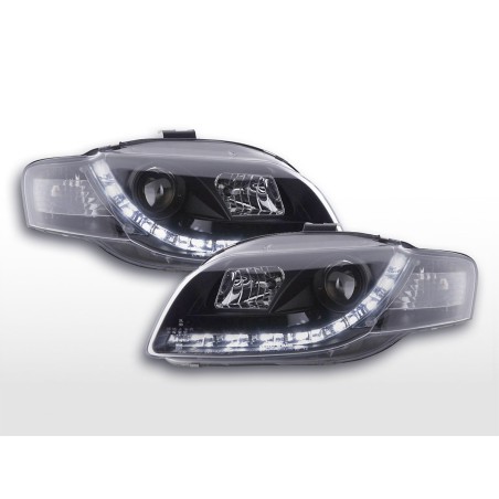 Phare Daylight LED Feux de jour à LED Audi A4 type 8E 04-08 noir