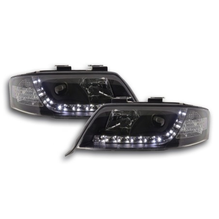 Phare Daylight LED DRL look Audi A6 type 4B 97-01 noir