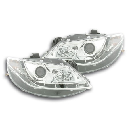 Phare Daylight LED DRL look Seat Ibiza type 6J 08- chromé