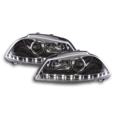 Phare Daylight LED DRL look Seat Ibiza type 6L 03-08 chrome