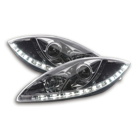 Phare Daylight LED feux de jour Seat Leon 1P / Altea / Toledo 5P chrome