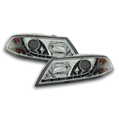 Phare Daylight LED DRL look Skoda Octavia type 1Z 04-08 chrome