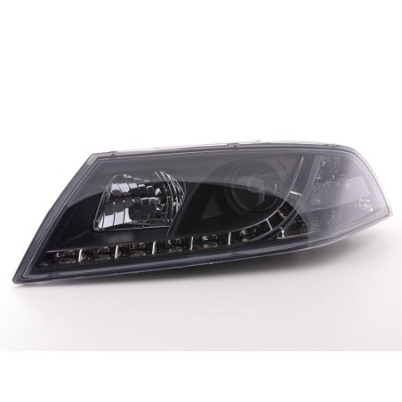 Phare Daylight LED DRL look Skoda Octavia type 1Z 04-08 noir