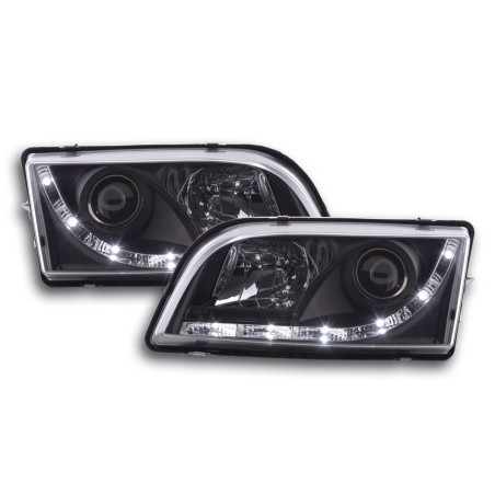 Phare Daylight LED DRL look Volvo S40 / V40 type V 96-04 noir