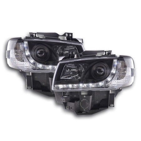 Phare Daylight LED look DRL bus VW type T4 96-03 noir