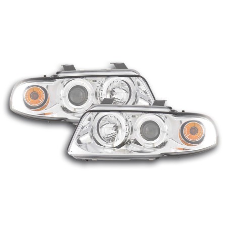 Phares avant Audi A4 type B5 95-99 chrome