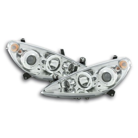 Phare avant Peugeot 307 01-06 chrome