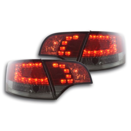 Kit feux arrières à LED Audi A4 Avant type 8E 04-08 rouge / noir