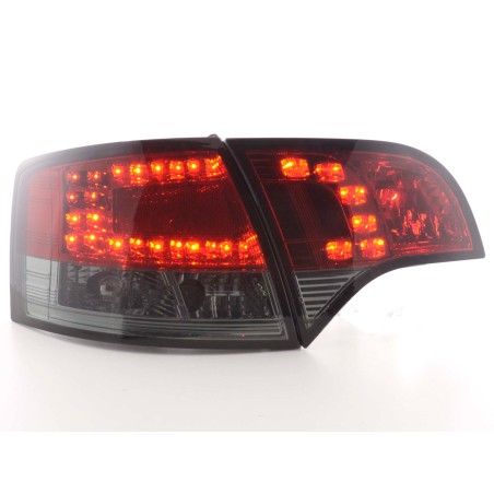 Kit feux arrières à LED Audi A4 Avant type 8E 04-08 rouge / noir