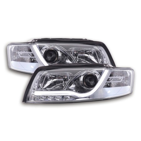 Phare Daylight LED DRL look Audi A4 type 8E 01-04 chrome