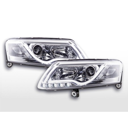 Phare Daylight LED feux de jour Audi A6 type 4F 04-08 chrome