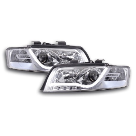 Phare Daylight à LED DRL look Audi A4 type 8E 01-04 chromé pour conduite à droite