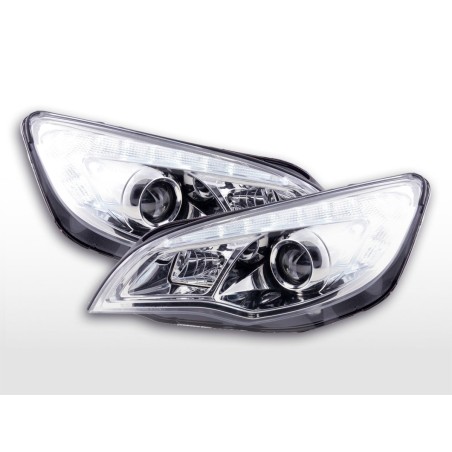 Phare avant Opel Astra J 5 portes 2009-2012 chrome sans moteur