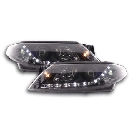 Phare Daylight LED DRL look Renault Laguna (type G) 01-05 noir