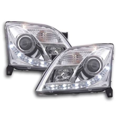 Phares Daylight LED Feux de jour LED Opel Vectra C 2002-2005 chrome