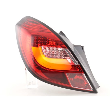 Feux arrières LED Set Opel Corsa D 3 portes 06-10 rouge / clair