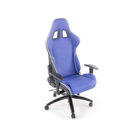 Chaise de bureau pivotante FK Sports Seat Chaise de direction bleu Montréal Chaise de bureau pivotante