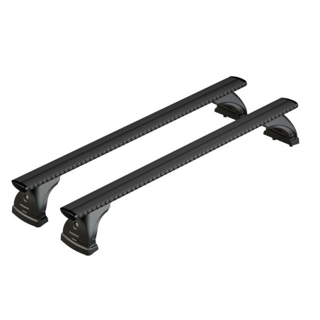 NORDRIVE EVOS SILENZIO BLACK Barres de toit pour PEUGEOT 308 (3. GEN.) BERLINE 5-PORTES